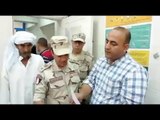 المستشار العسكري بجنوب سيناء يجرى تحاليل طبية ضمن 100 مليون صحة