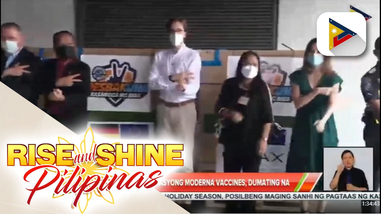 587-K doses ng donasyong Moderna vaccines, dumating na; higit 1.1-M doses ng Pfizer vaccine na binili ng gobyerno, dumating na rin