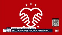 A cantor Bell Marques apoia a campanha Band e Cufa abraçam a Bahia, que tem o objetivo de ajudar as mais de 70 cidades que estão em situação de emergência.
