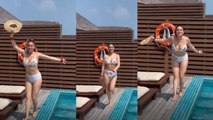 Shraddha Arya शादी के बाद Maldives में bikini में dance करती आई नजर; Check out | FilmiBeat