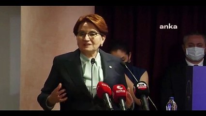 Akşener yoksulluğu anlatırken gözyaşlarını tutamadı