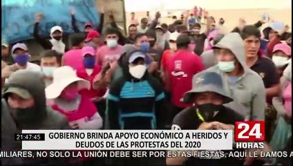 Disponen apoyo económico para heridos y deudos de las protestas de noviembre de 2020