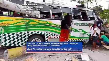 7 patay, 9 sugatan sa karambola ng 3 sasakyan | Saksi