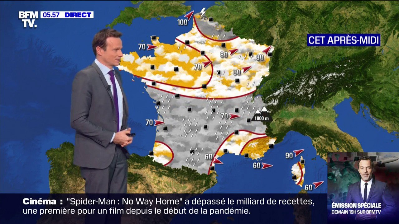 Le temps reste très doux ce mardi, mais des bou...