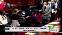 Pedro Castillo aún no define cambios en cambios en el Gabinete Ministerial