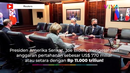 Fantastis, Anggaran Militer AS 2022 Tembus Rp11.000 Triliun!