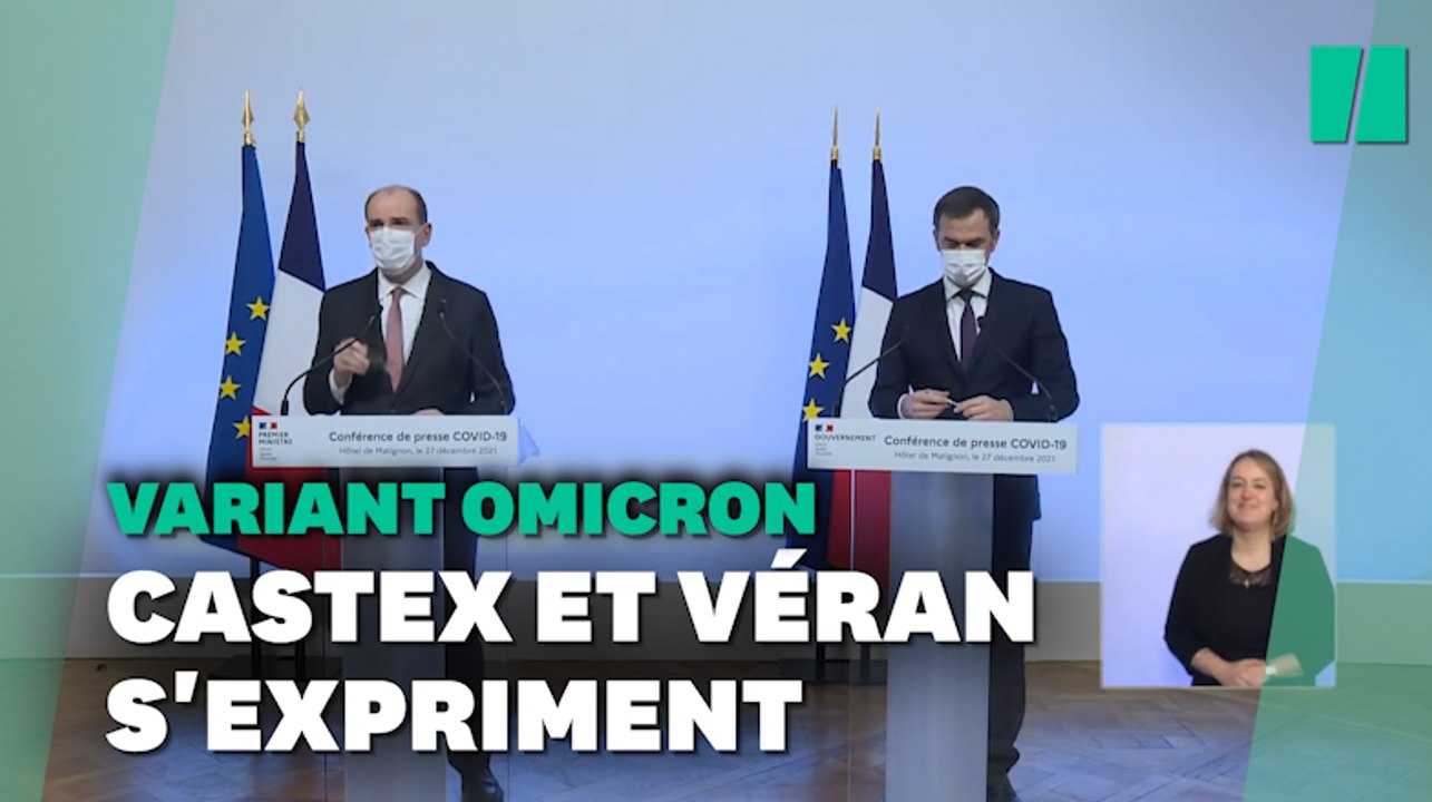 Télétravail, jauges, pass vaccinal... Les annonces de Jean Castex face au variant Omicron