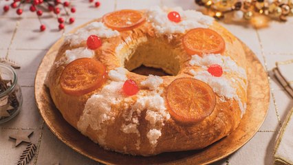 Roscón de Reyes tradicional - Cocina Fácil