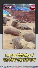 कटनी : धरे रह गए कलेक्टर के आदेश, भीग गई हजारों क्विंटल धान