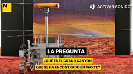 ¿Qué es el Grand Canyon que se ha encontrado en Marte?