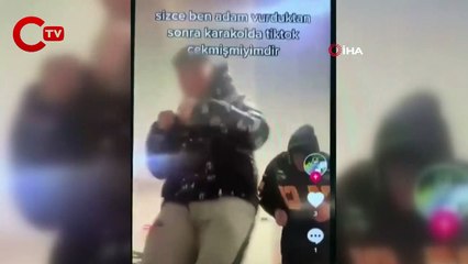 Önce kalbinden bıçakladı, sonra TikTok videosu çekti!