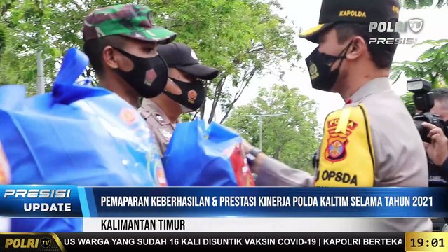 PRESISI UPDATE19.00 WIB ( POLDA KALTIM GELAR KEGIATAN KONFERENSI PERS AKHIR TAHUN 2021)