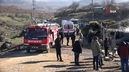 Köy evi yandı :1 kişi hayatını kaybetti