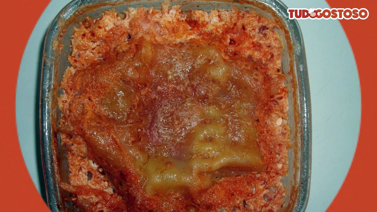 Lasanha rápida microondas