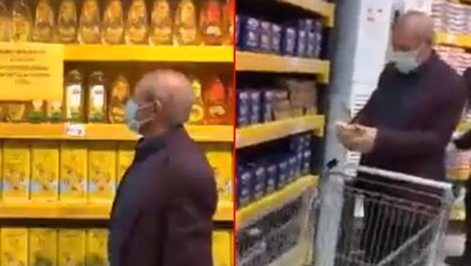 CHP'li vekil "Her şey ucuzladı" diyenler için markette yaptığı alışverişin görüntülerini paylaştı