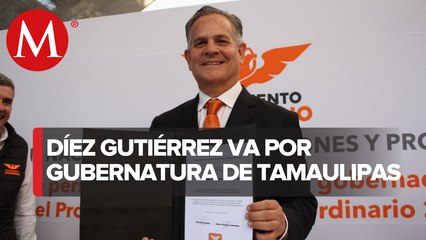 Se registra Arturo Díez Gutiérrez como precandidato de MC a gobernador