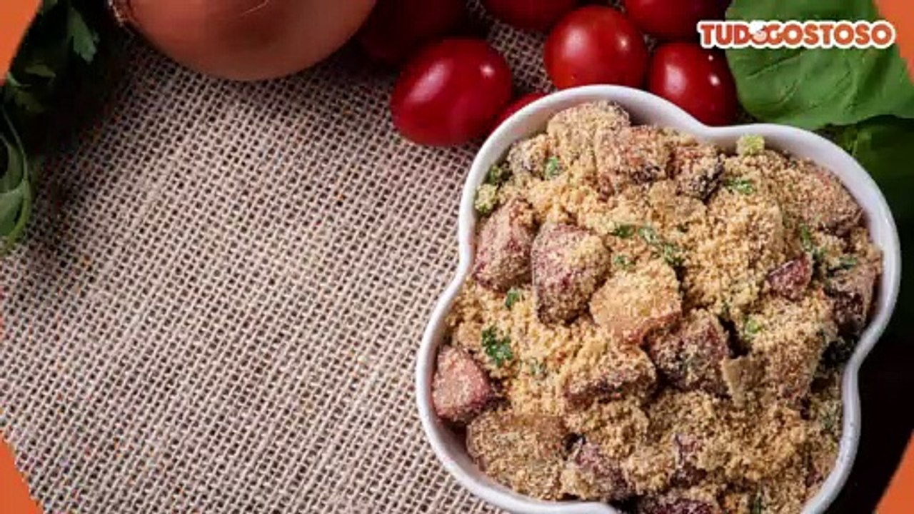 Farofa com bacon