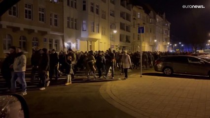 Download Video: Germania, migliaia di manifestanti contro le misure restrittive anti Covid