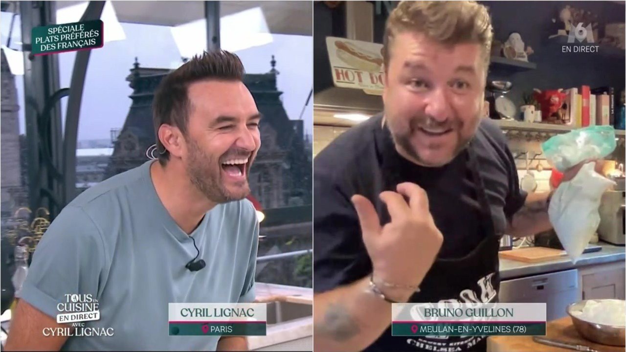 FEMME ACTUELLE - “Tous en cuisine” : quand Bruno Guillon drague ouvertement Cyril Lignac !