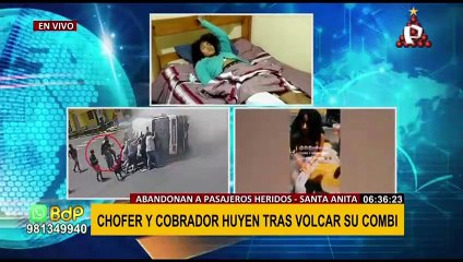 Santa Anita: familiares piden ayuda para joven que terminó aplastada por una combi