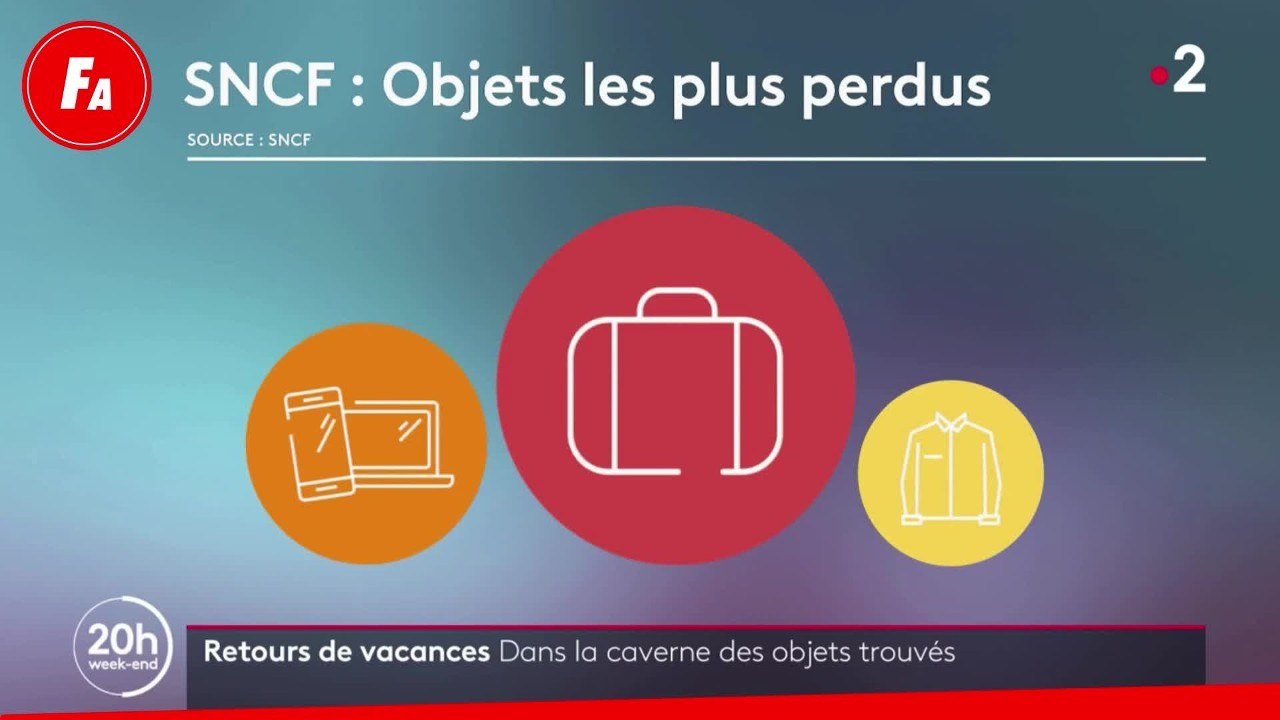 FEMME ACTUELLE - SNCF : que deviennent les objets oubliés  dans le train ?
