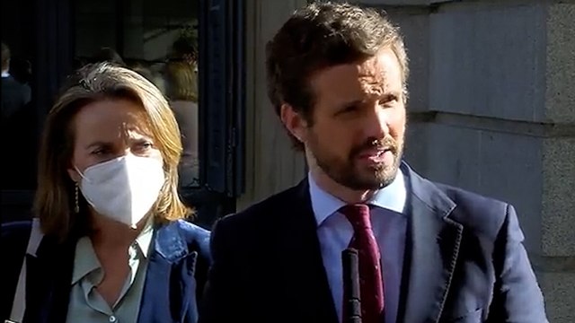 Casado acusa a Sánchez de aprobar los Presupuestos con falsas previsiones económicas