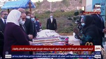 سيدة نوبية للرئيس السيسي خلال زيارته لمعرض الحرف التراثية: أسوان والنوبة كلها بتشكرك