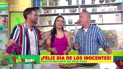 Agustín cuenta la verdad: fue una inocentada