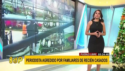 Pueblo Libre: periodista es agredido por familiares de recién casados