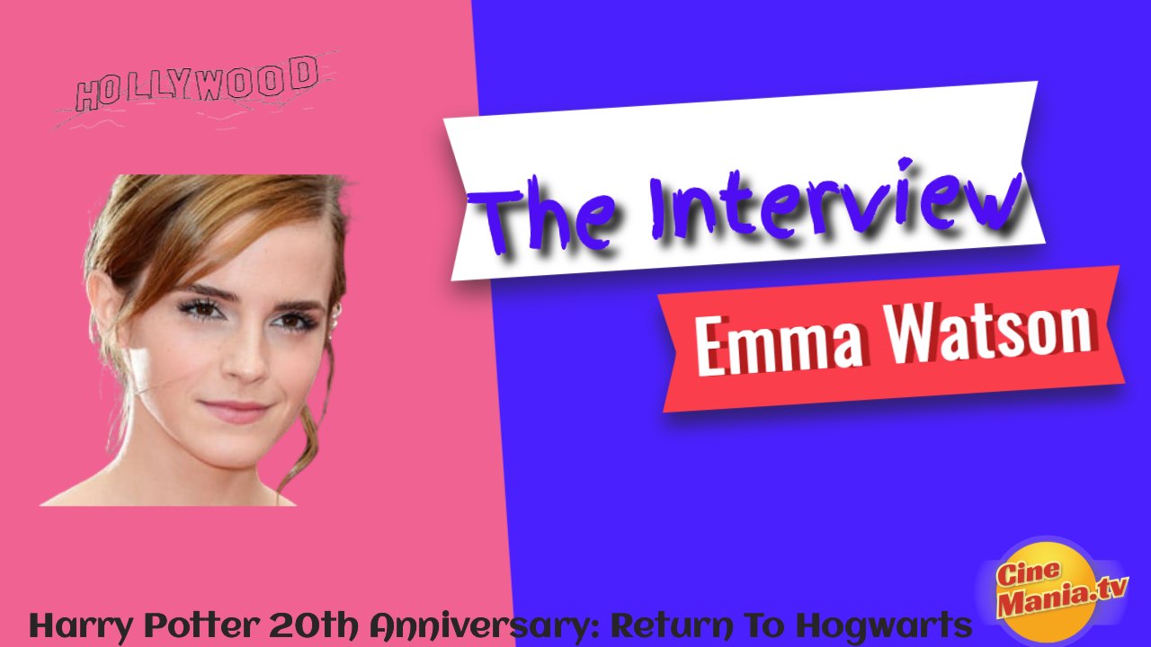 Harry Potter 20thAnniversary: Return To Hogwarts. Emma Watson Interview (Captioned)