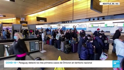 Caos internacional por suspensión de vuelos debido a la variante Ómicron