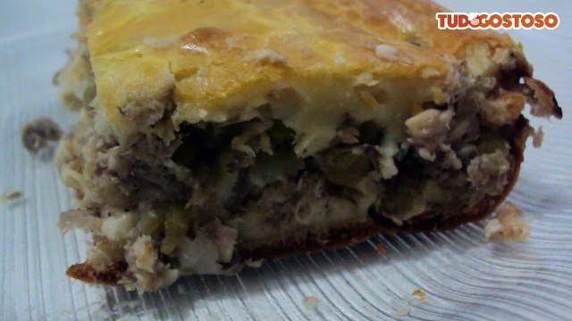 Torta de sardinha de liquidificador