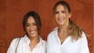 FEMME ACTUELLE - PHOTOS - Amel Bent et Vitaa complices et hilares à Roland-Garros