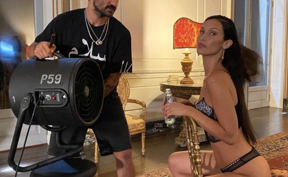 Bella Hadid Gifted Us With a Lingerie-Clad Picture from Her Latest Photo Shoot
