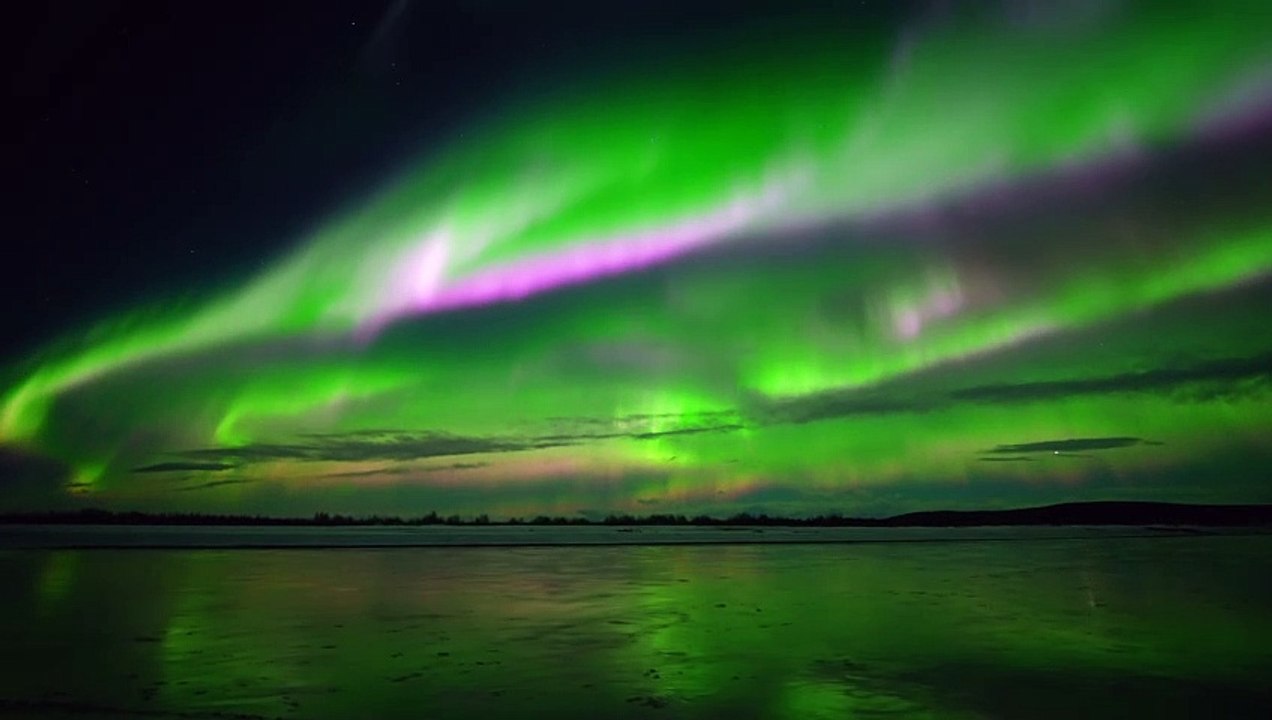 Real-Time Northern Lights Dancing Over Fairbanks, Alaska