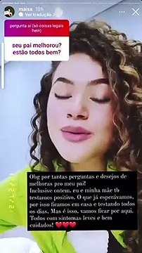 Maisa e família testam positivo para covid-19: Sintomas leves