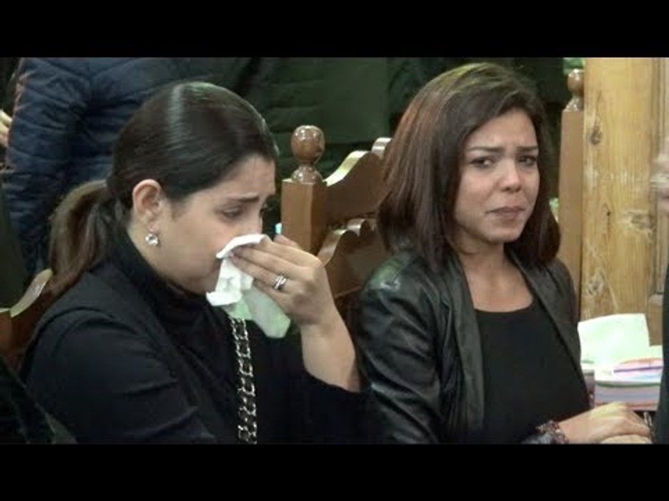 انهيار الفنانات في عزاء المنتج أحمد السيد بعمر...