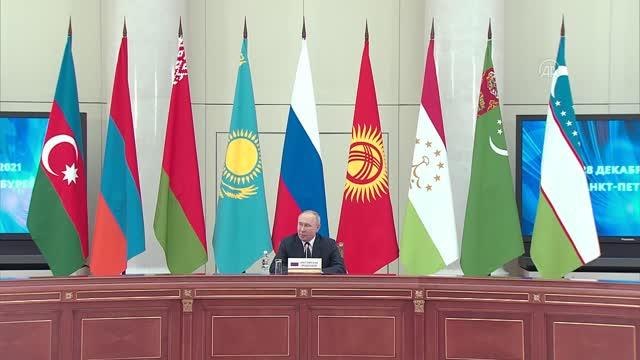 ST. PETERSBURG - Bağımsız Devletler Topluluğu, Kovid-19 salgını gündemiyle gayriresmi toplandı