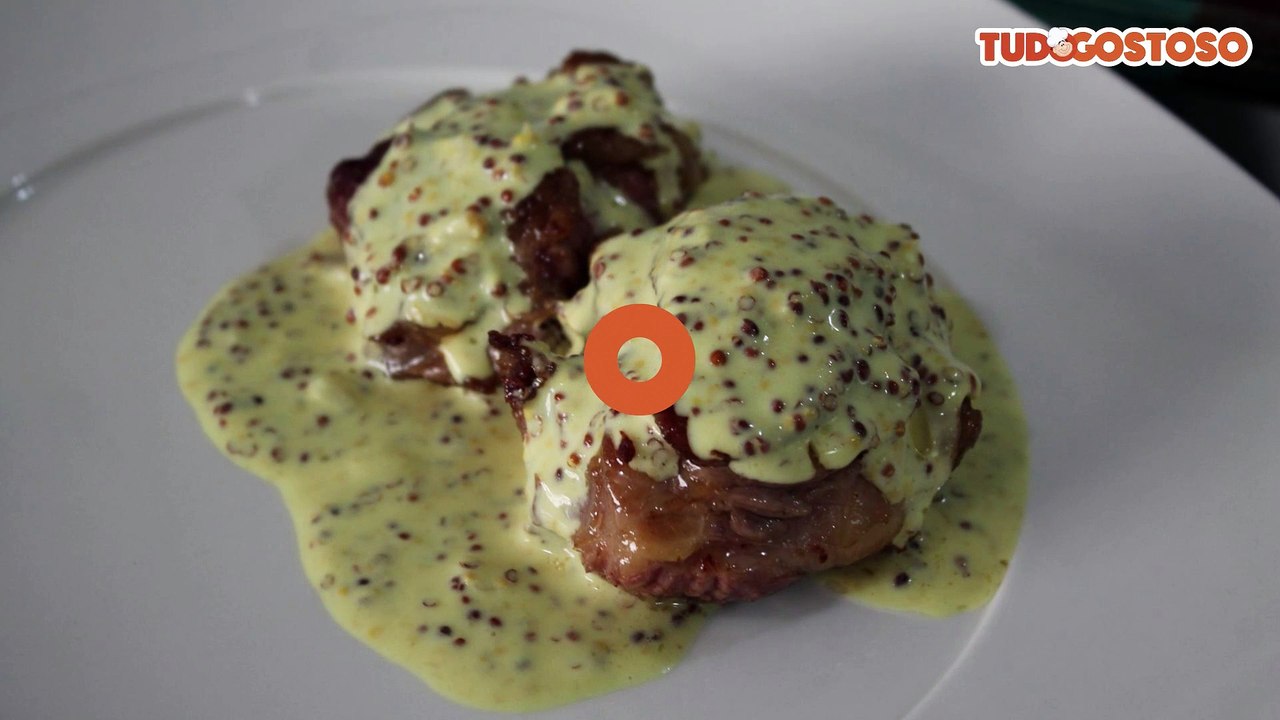 Filé mignon ao molho de mostarda