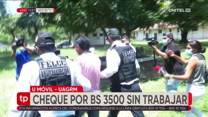 Tres arrestados durante un operativo en la Uagrm