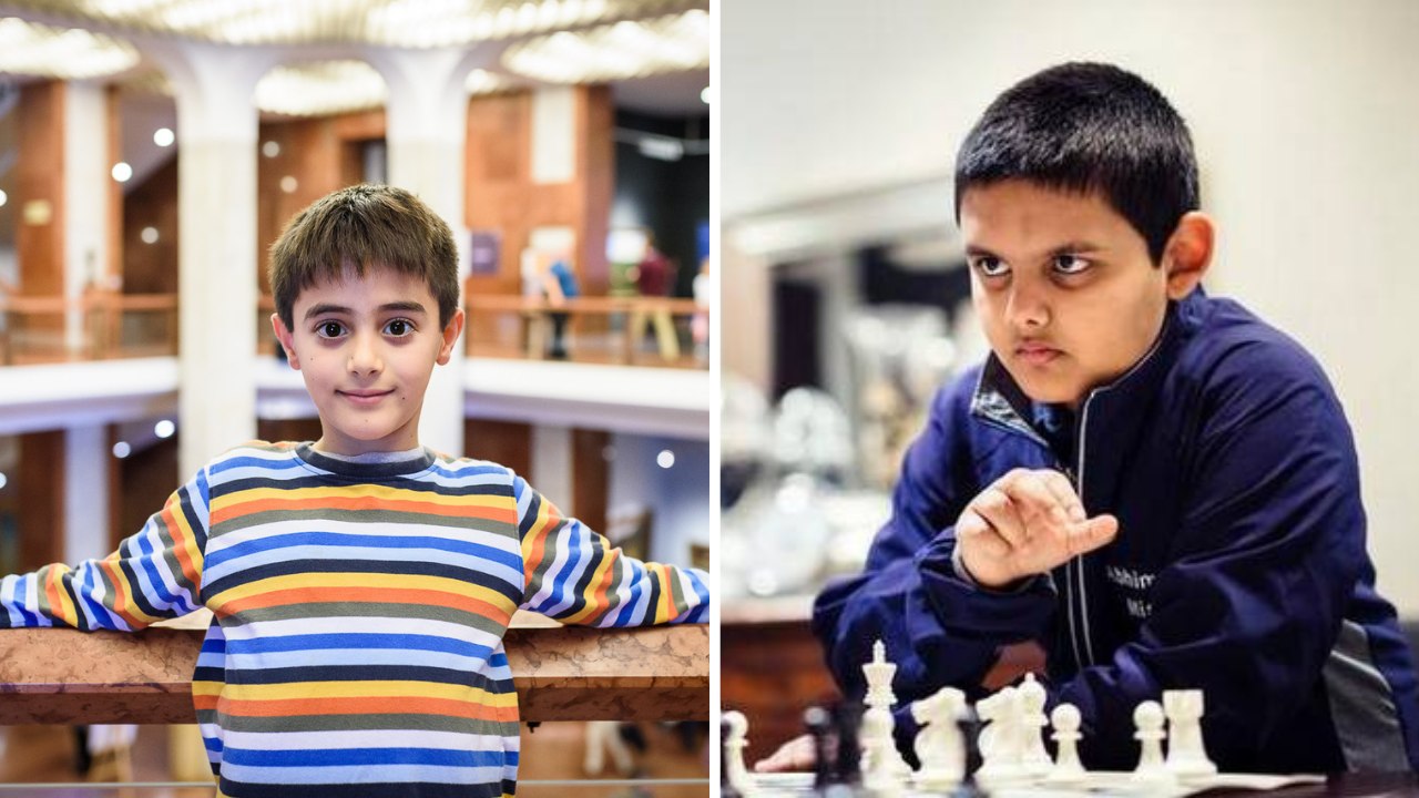Una final entre dos maestros del ajedrez... de 12 años cada uno: así compiten dos niños prodigio