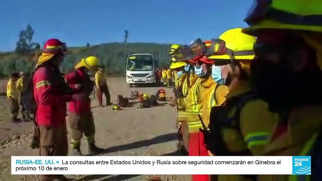 Varios focos de incendio se mantienen activos desde hace semanas en Chile y Argentina