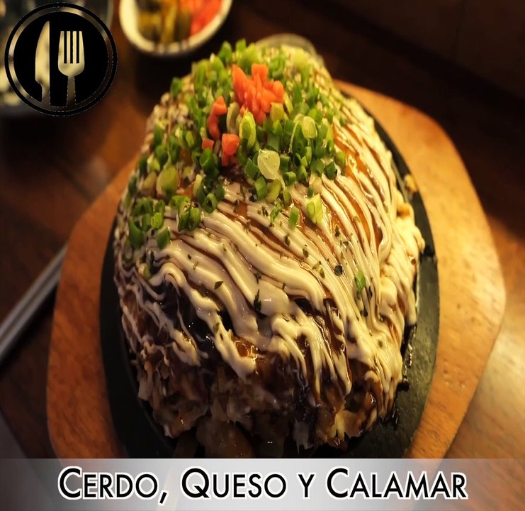 Cerdo, Queso y Calamar