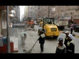 محافظ الجيزة يشارك في حملة نظافة مع أهالي العشرين