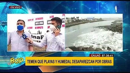 Callao: vecinos protestan tras aprobación de proyecto que podría desaparecer playas y humedal