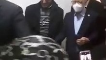 راشد الغنوشي يزور المضربين عن الطعام في مقر اعتصام مواطنون ضد الانقلاب