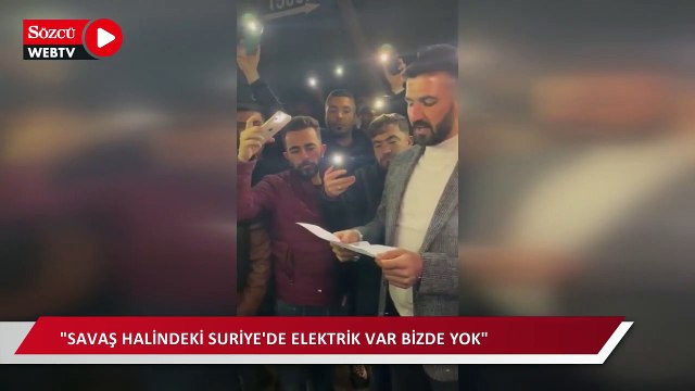 Hatay'da 48 saatlik elektrik kesintisi protestosu: Suriye'de elektrik var bizde yok