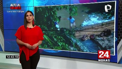 San Martín: activación de quebrada por lluvias provoca hundimiento de carretera