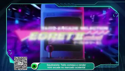 Saudosista: Taito começa a vender mini arcade no mercado ocidental