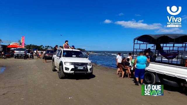 Rivas: playa de San Jorge con afluencia de turistas nacionales y extranjeros